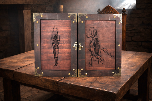 Personalised "Choose Your Party" Wooden Dungeon Master Screen