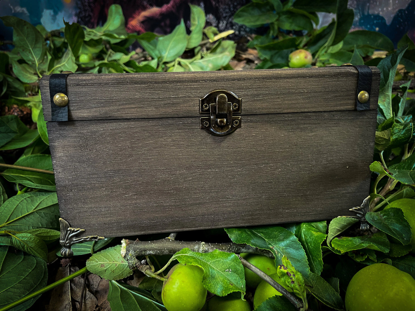 Wooden Personalised Deck Box For All Kinds Of Trading Cards Each box is split into two trays which can hold over 900 2.5x3.5" trading cards or 700 sleeved cards. Perfect for Magic The Gathering, Pokemon, Dungeons and Dragons, Keyforge or any other trading card name.