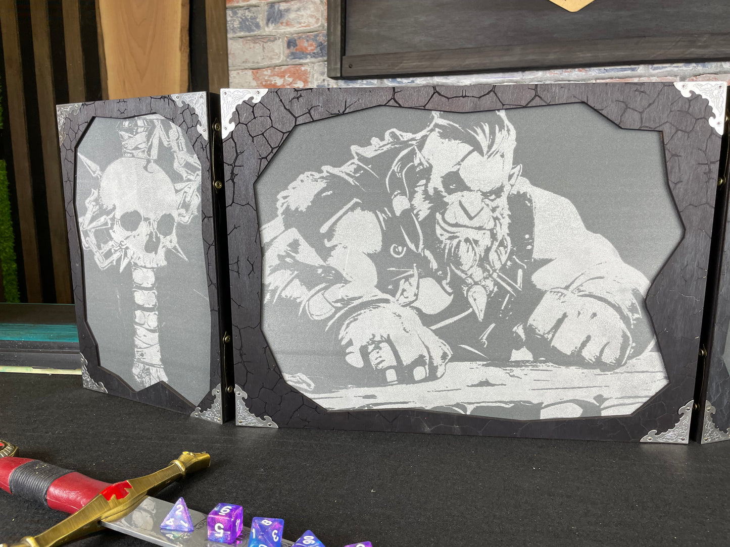 Orc Scholar Dungeon Master Screen
