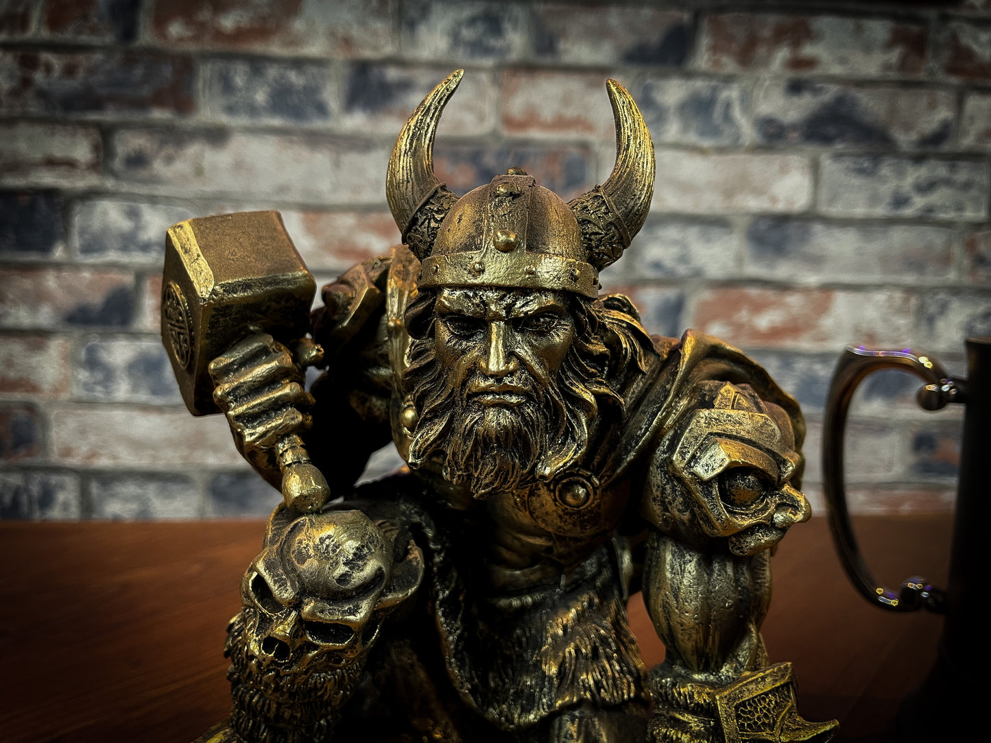 Solid resin hand painted Thor Figurine. Free UK delivery from Fandomonium