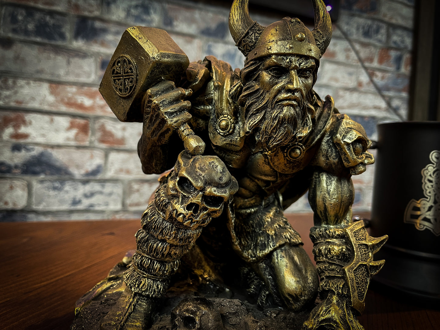 Solid resin hand painted Thor Figurine. Free UK delivery from Fandomonium