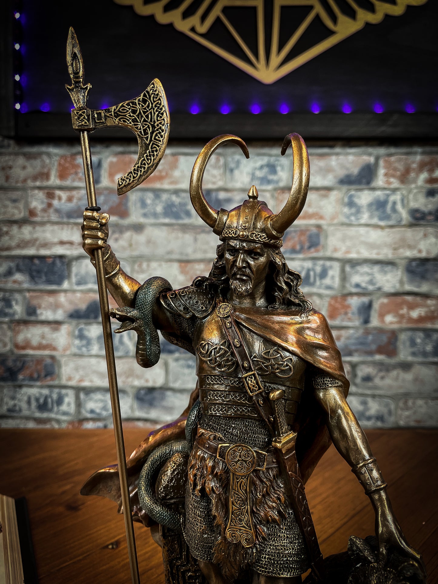 Loki - Norse god of mischief solid resin figurine. Free UK Delivery by Fandomonium