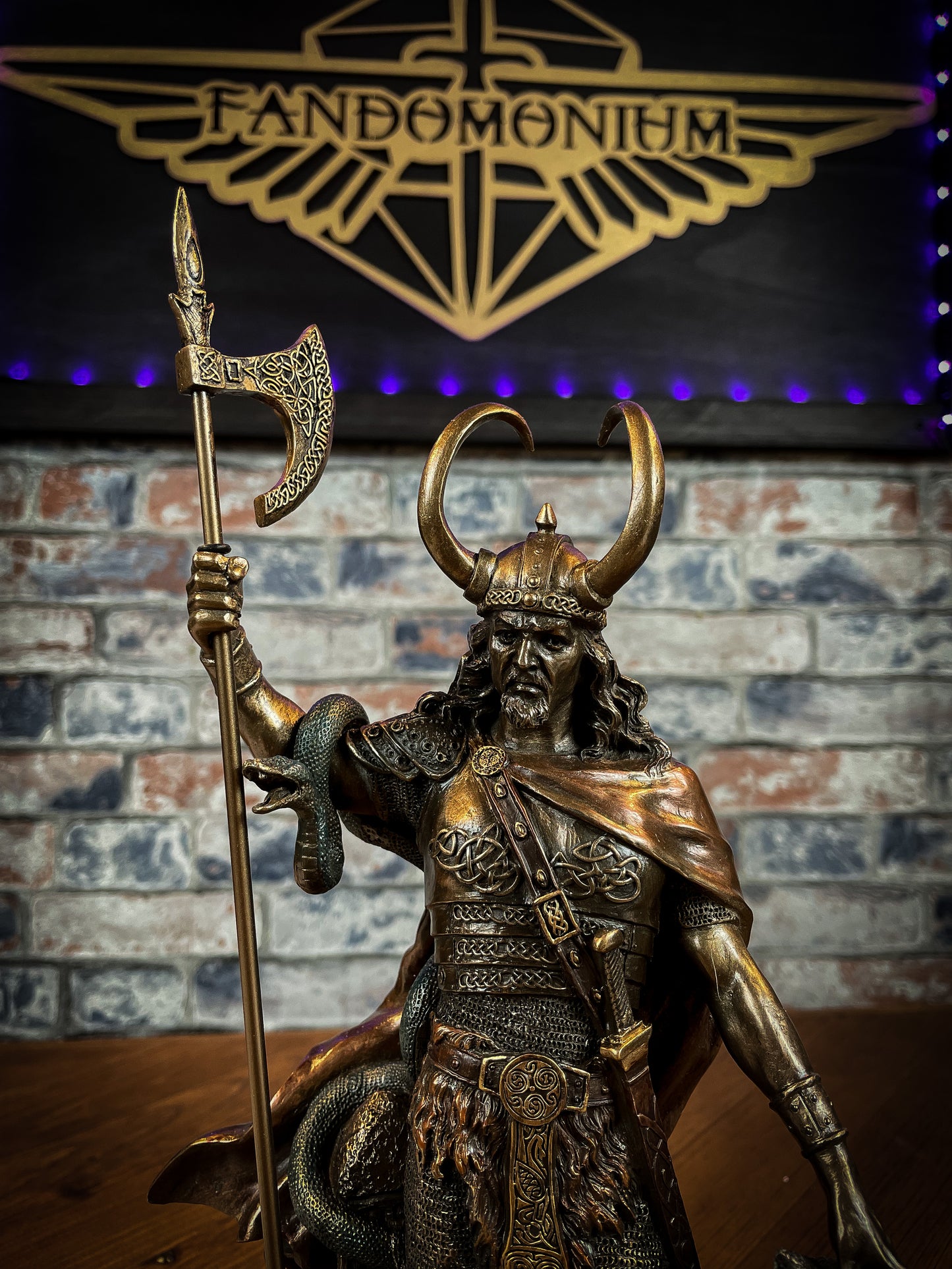 Loki - Norse god of mischief solid resin figurine. Free UK Delivery by Fandomonium