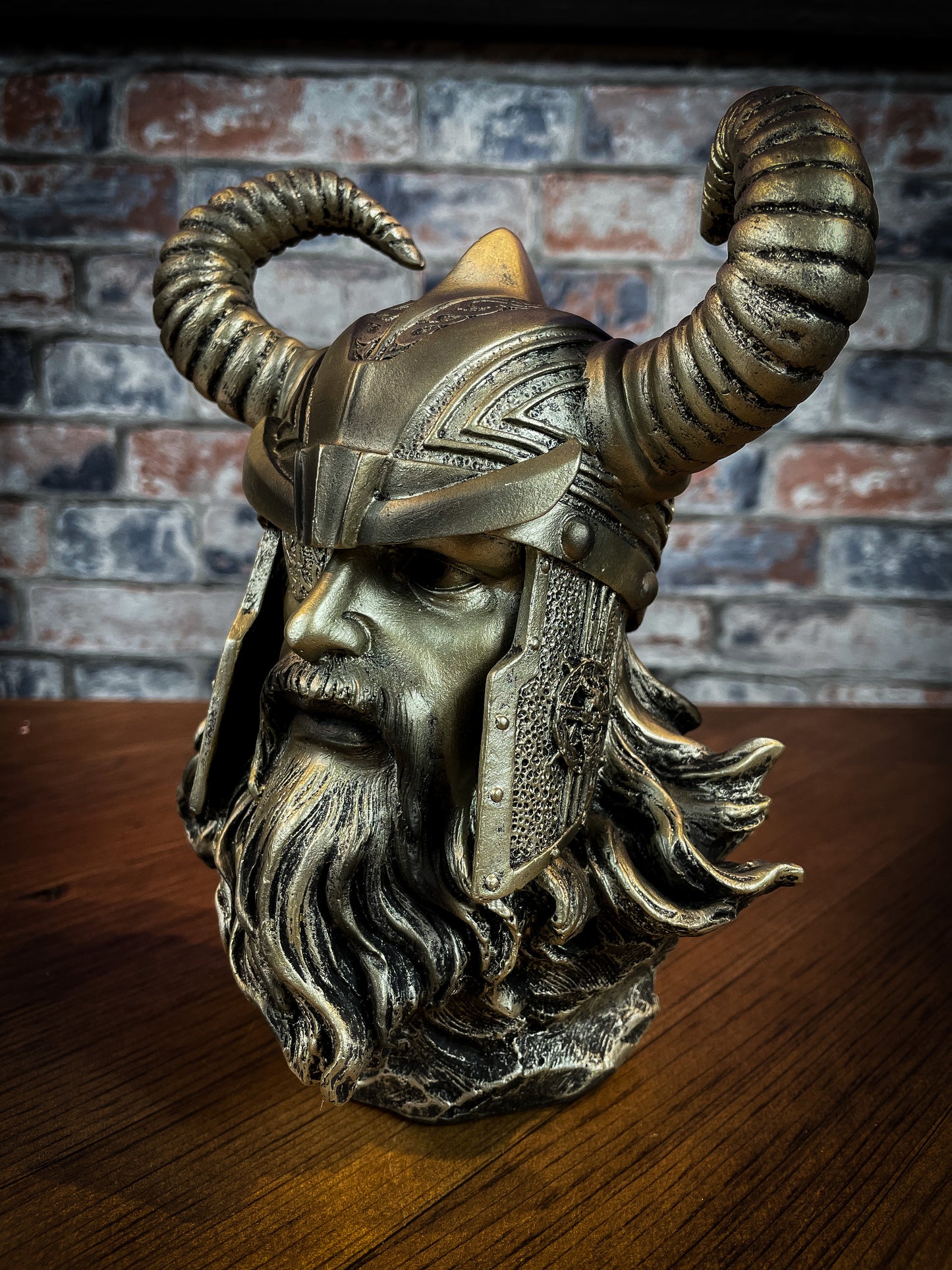 Solid Resin Odin's Bust. Perfect for all fans on Norse Mythology. Free UK Delivery by Fandomonium