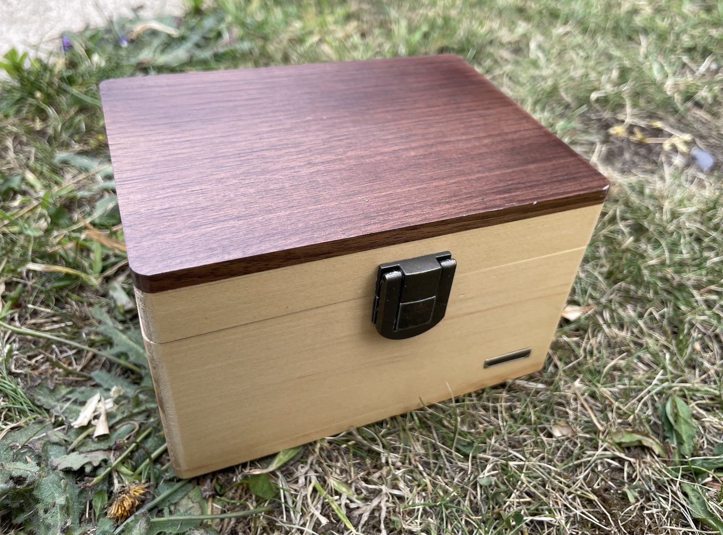 Helm Of Awe Design Zebrano & Black Walnut Wooden Eco Watch