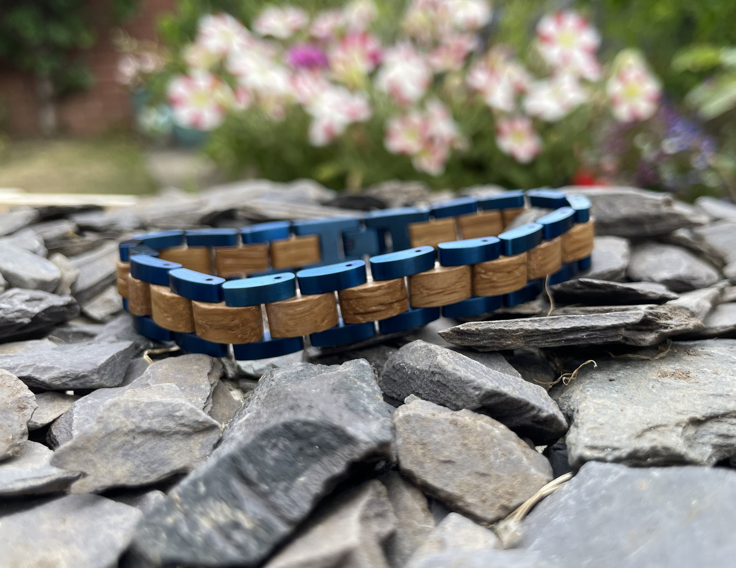 Zebrano & Metal Bracelet
