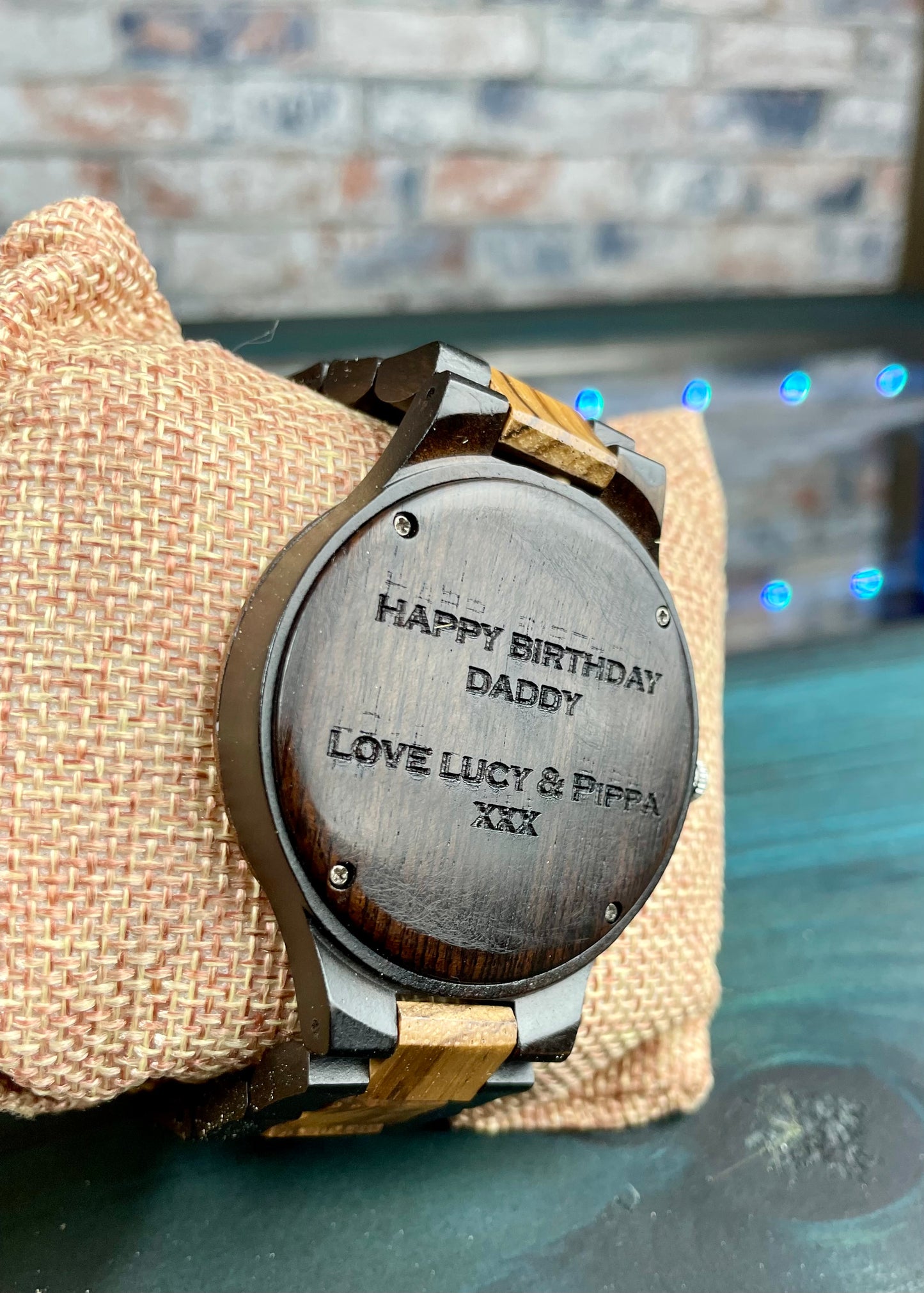 Norse Viking Style Wooden Watch | Personalised Viking Watch | Yggdrasil Watch