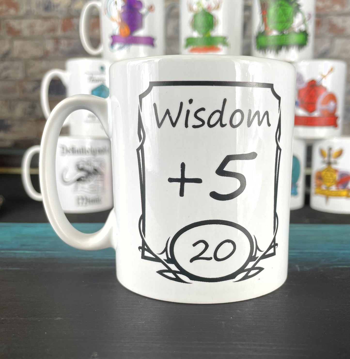 +5 Wisdom D&D Stat Mug
10oz ceramic mug that us gives +5 wisdom to the drinker
Free UK Delivery With From Fandomonium
