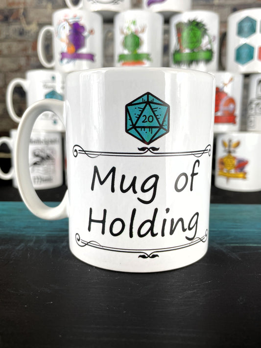 The Mug Of Holding
A mystical mug capable of holding all of your favorite beverages. An ideal gift for any D&D fan.