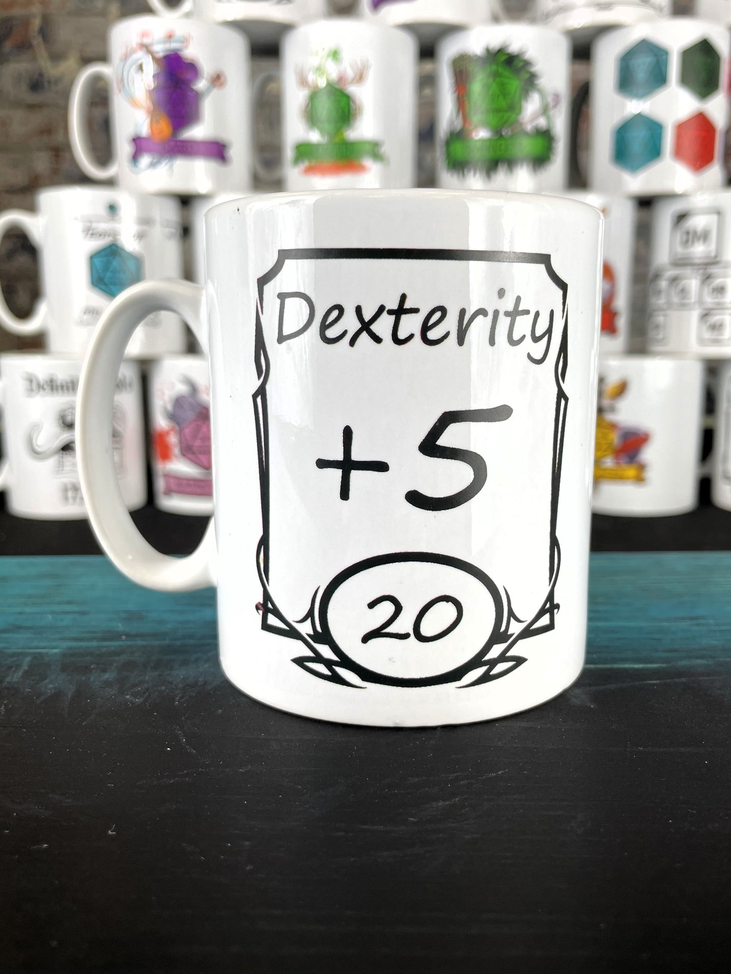 +5 Dexterity D&D Stat Mug
10oz ceramic mug that us gives +5 Dexterity to the drinker
Free UK delivery by Fandomonium