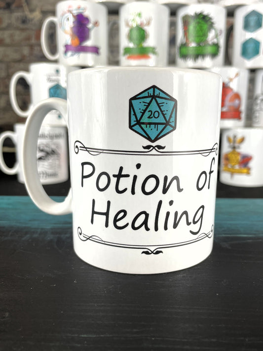 The Potion of Healing
A mystical mug with healing properties....maybe. An ideal gift for any D&D fan.