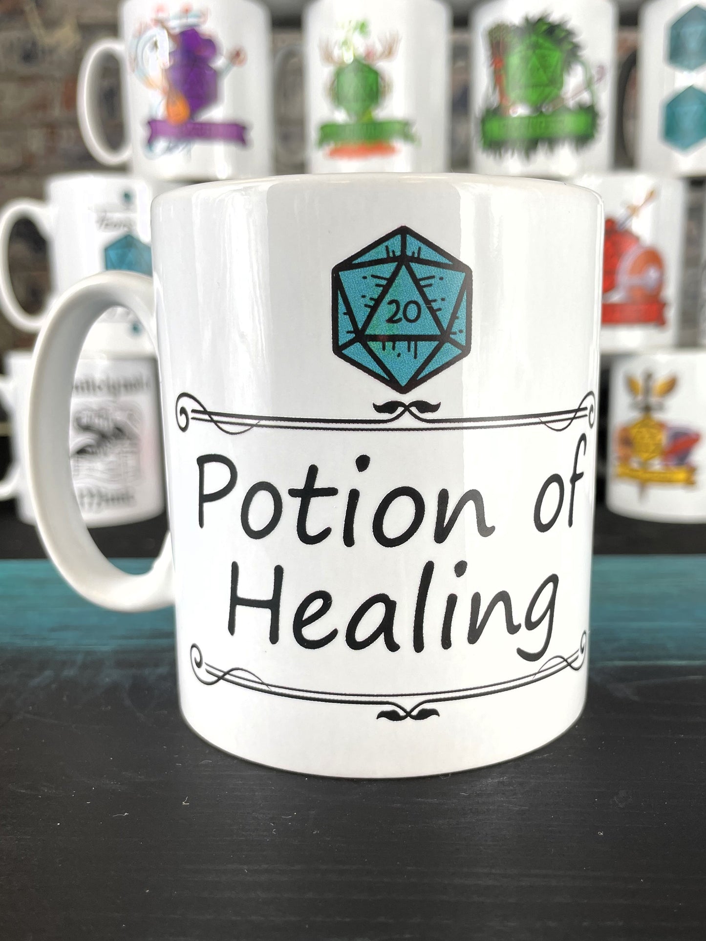 The Potion of Healing
A mystical mug with healing properties....maybe. An ideal gift for any D&D fan.
