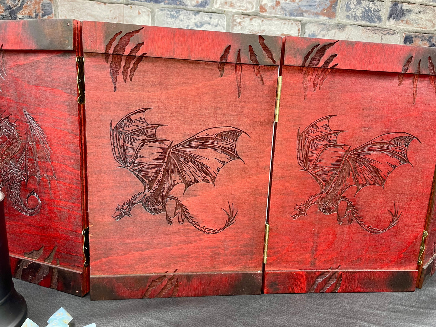 Folding 4-Panel Dungeon Master Screen