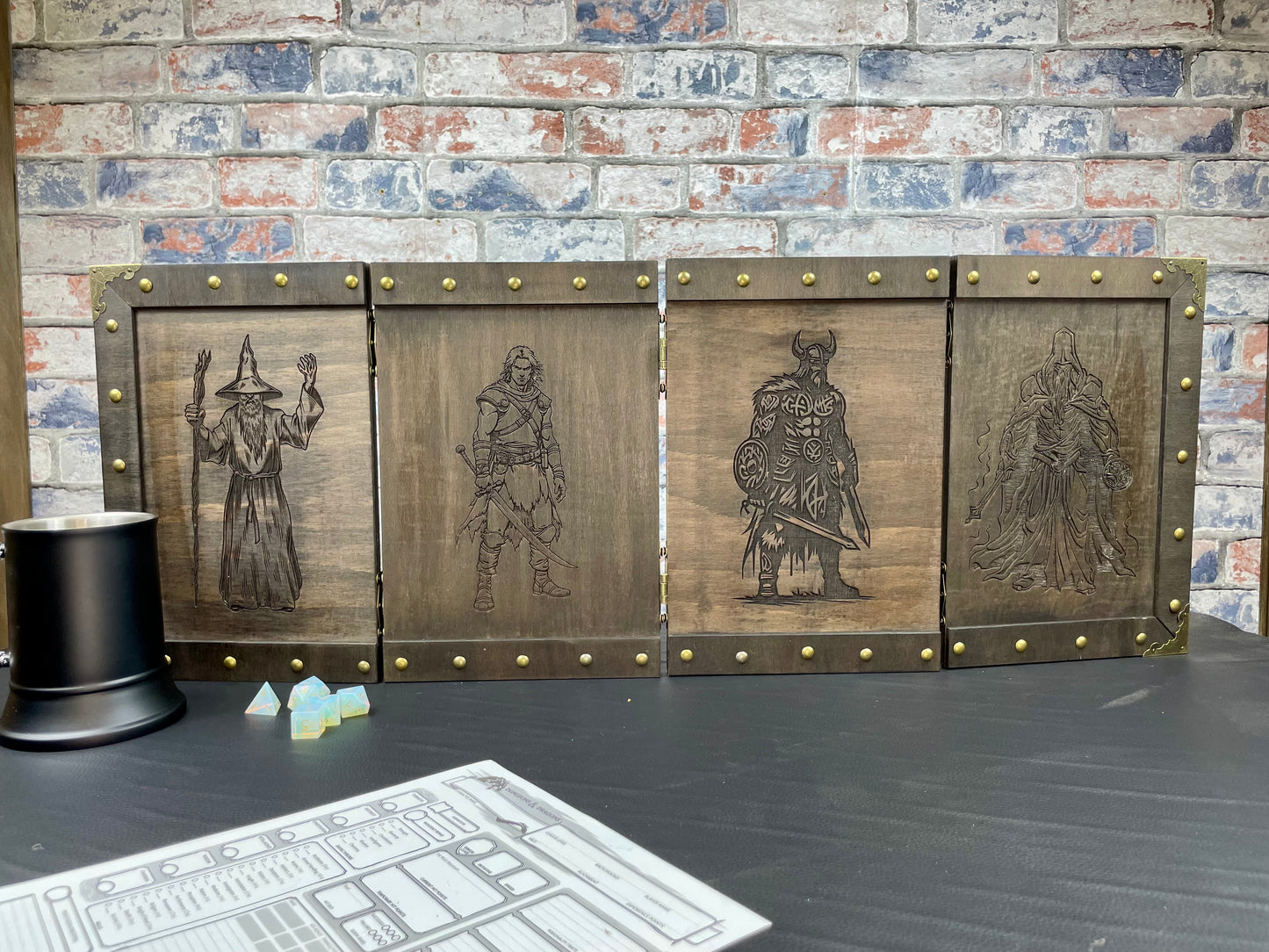 Folding 4-Panel "Choose your party" Dungeon Master Screen