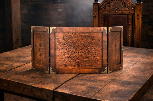 Esoteric Alchemy Personalized Wooden Dungeon Master Screen