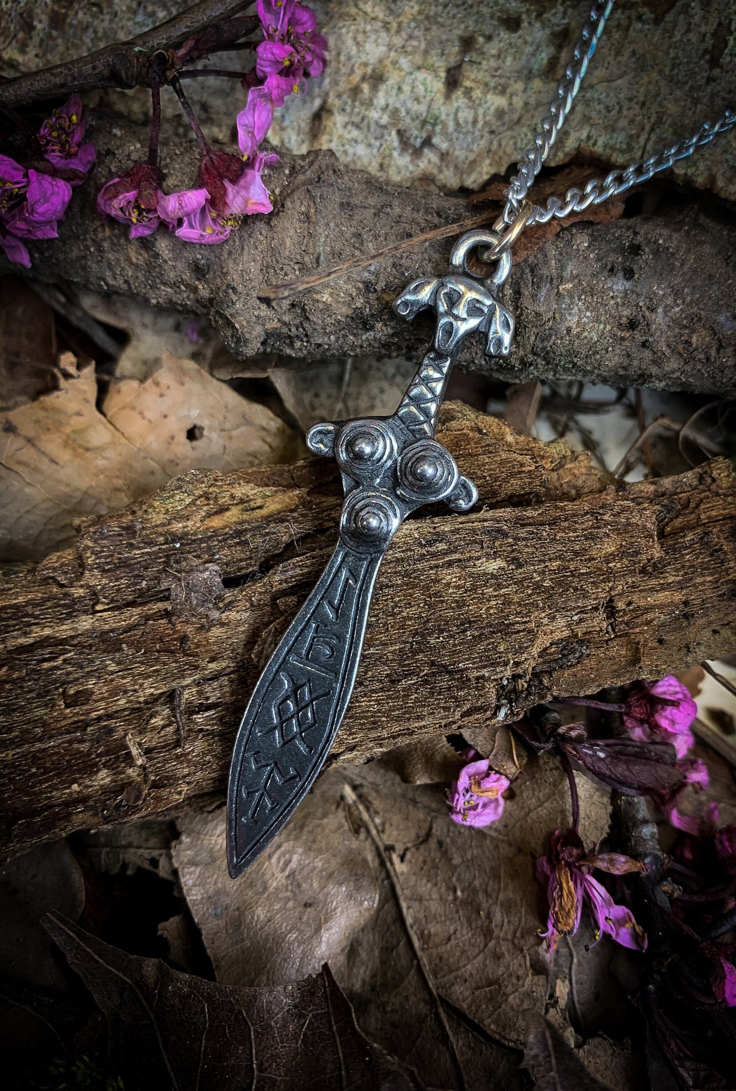 Odin’s Spell Sword Pendant Necklace