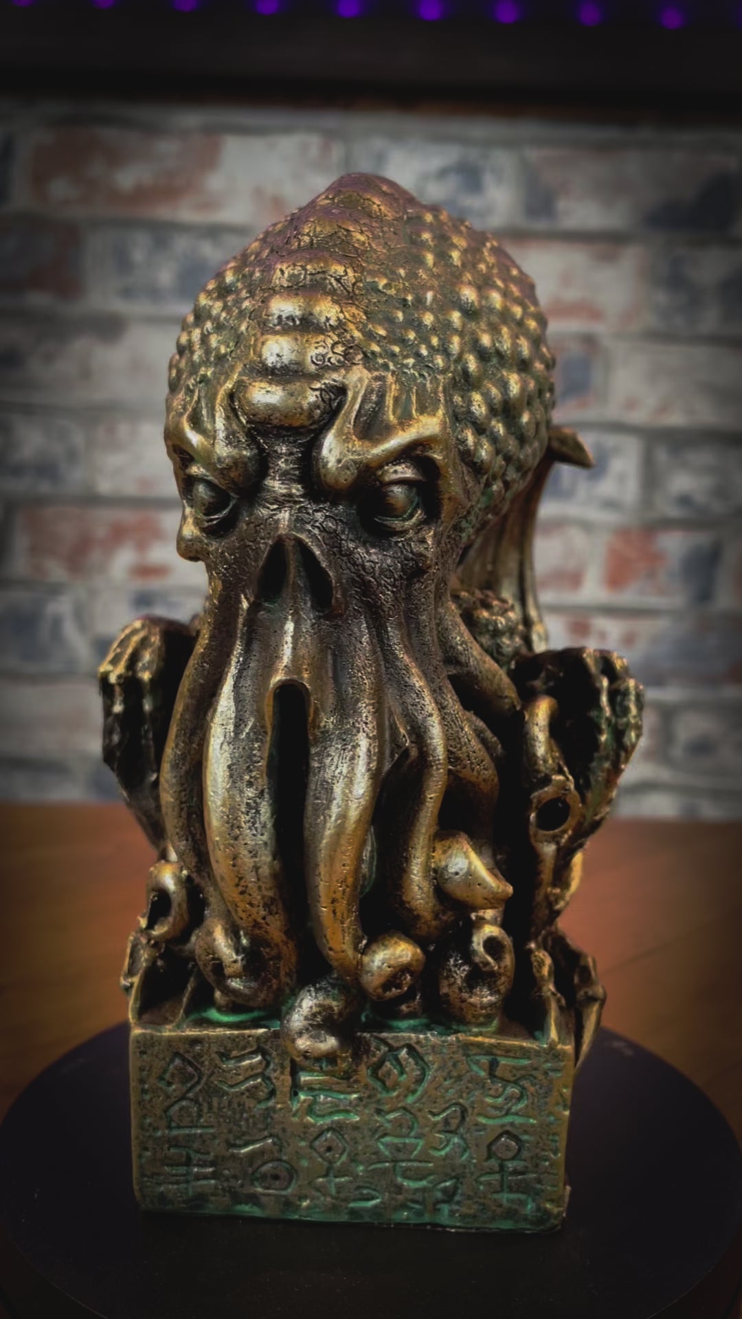 Cthulhu resin figurine. HP Lovecraft statue. Free UK delivery by UK Homeware