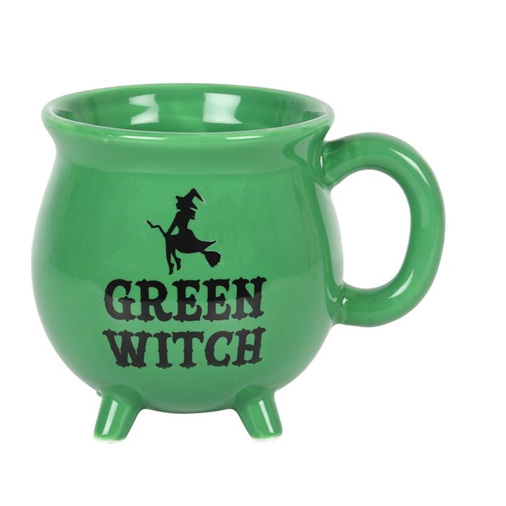 Green Witch Cauldron Mug Green cauldron shaped mug with the words 'Green Witch' in black. Comes in a matching display box. Ideal gift idea for any aspiring witch! Free UK delivery by Fandomonium