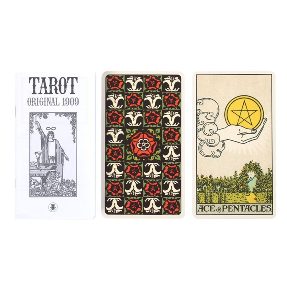 Tarot Original 1909 Tarot Cards Great for beginners and experts alike, this Tarot Original 1909 is a detailed reproduction of the timeless deck created by Pamela Colman Smith and Arthur Edward Waite. Lovers of the Rider-Waite tarot will also love this version of the famous deck. Includes 78 cards and guidebook.