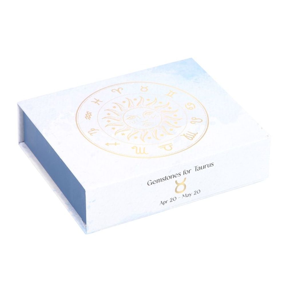 Taurus Crystal Tumblestone Set This stunning set of five crystal tumblestones are perfect for the patient, loyal and determined Taurus. Designed to enhance and balance the unique traits of Taurus individuals, by combining the harmonising power of crystals with the innate qualities of this Earth sign. Free UK delivery by Fandomonium