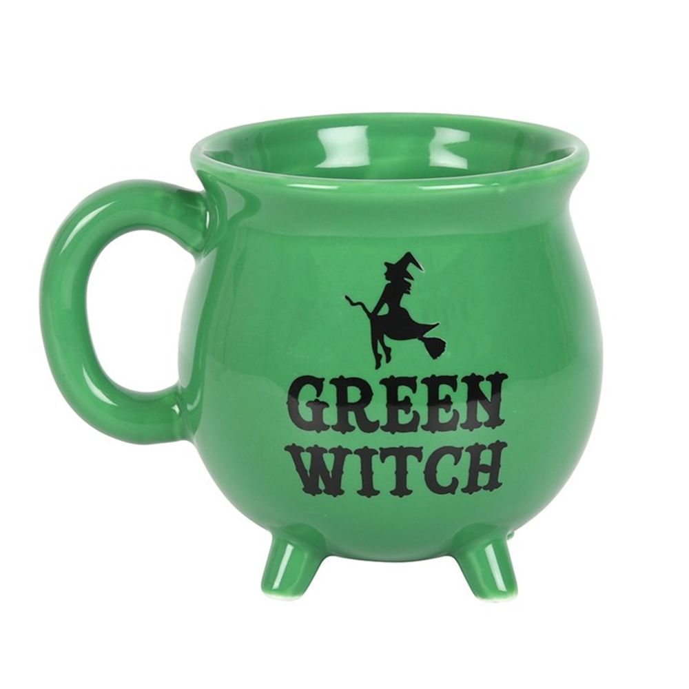 Green Witch Cauldron Mug Green cauldron shaped mug with the words 'Green Witch' in black. Comes in a matching display box. Ideal gift idea for any aspiring witch! Free UK delivery by Fandomonium
