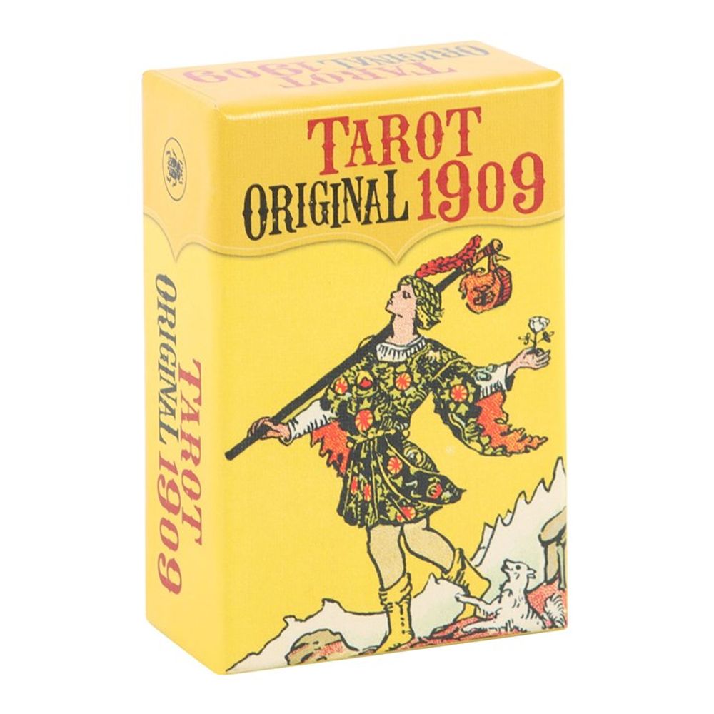 Tarot Original 1909 Mini Tarot Cards This mini tarot deck is great for beginners and experts alike. Tarot Original 1909 is a detailed reproduction of the timeless deck created by Pamela Colman Smith and Arthur Edward Waite in a petite size that's perfect for on-the-go divination. Free UK delivery by Fandomonium