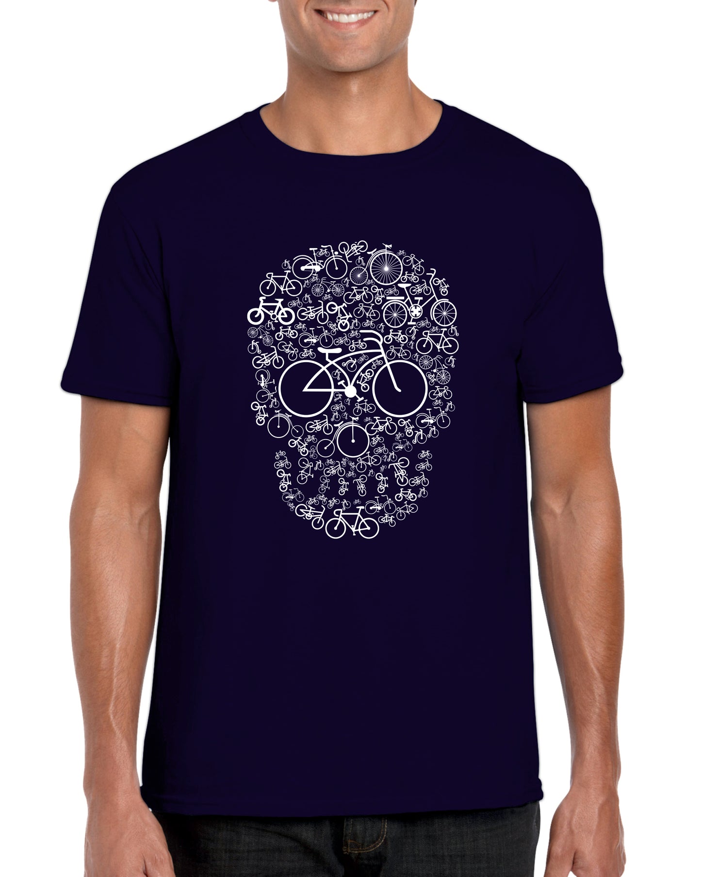 Bicycle Skull T-Shirt