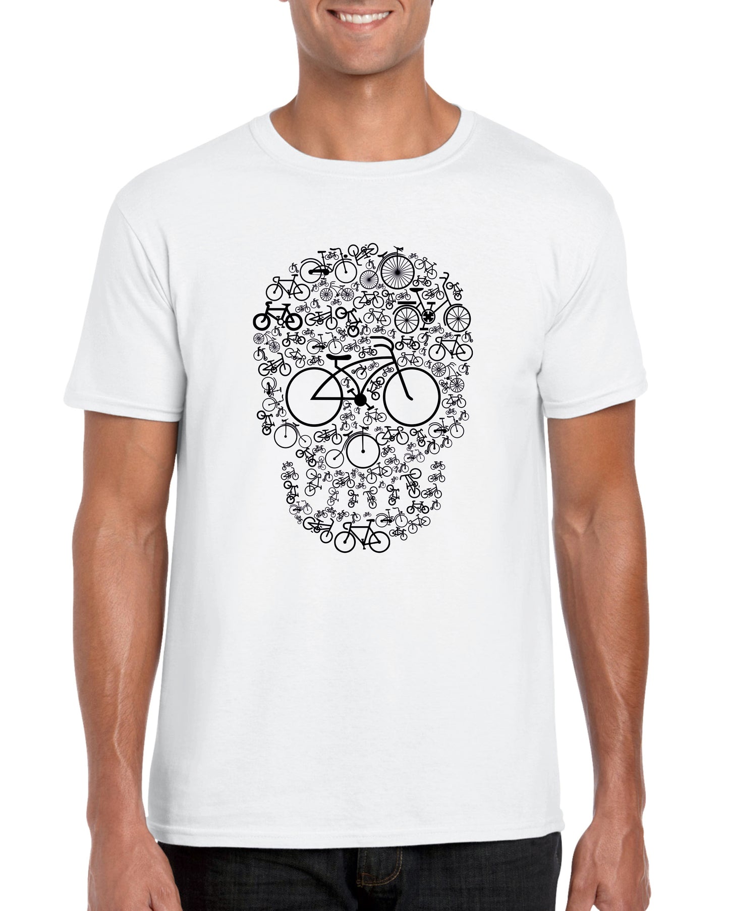 Bicycle Skull T-Shirt