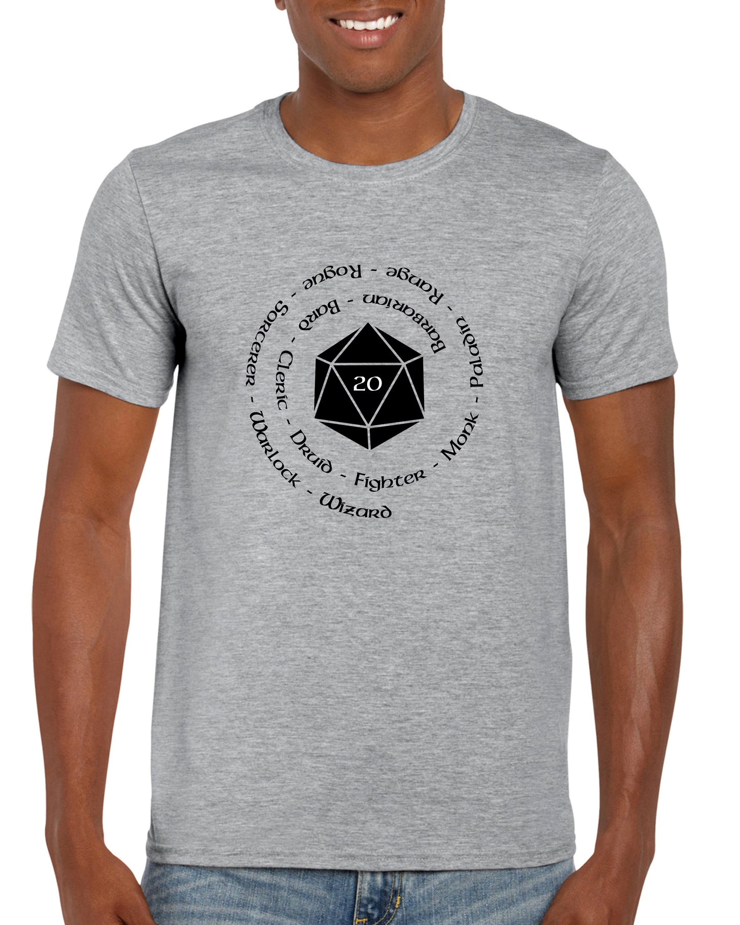D&D 'D20 Swirl' T-Shirt