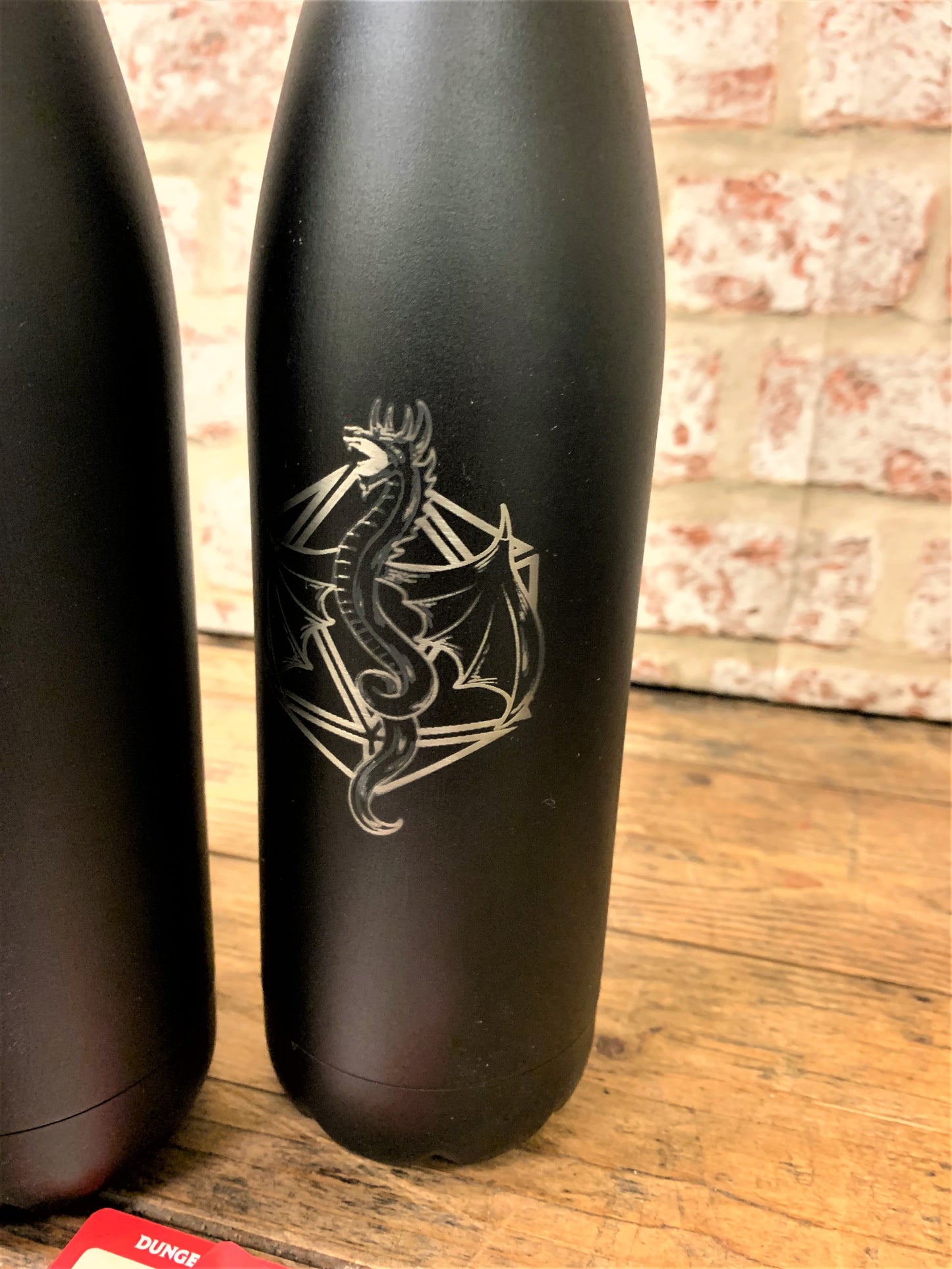 Personalised D&D Engraved Stainless Steel Reusable Water Bottle