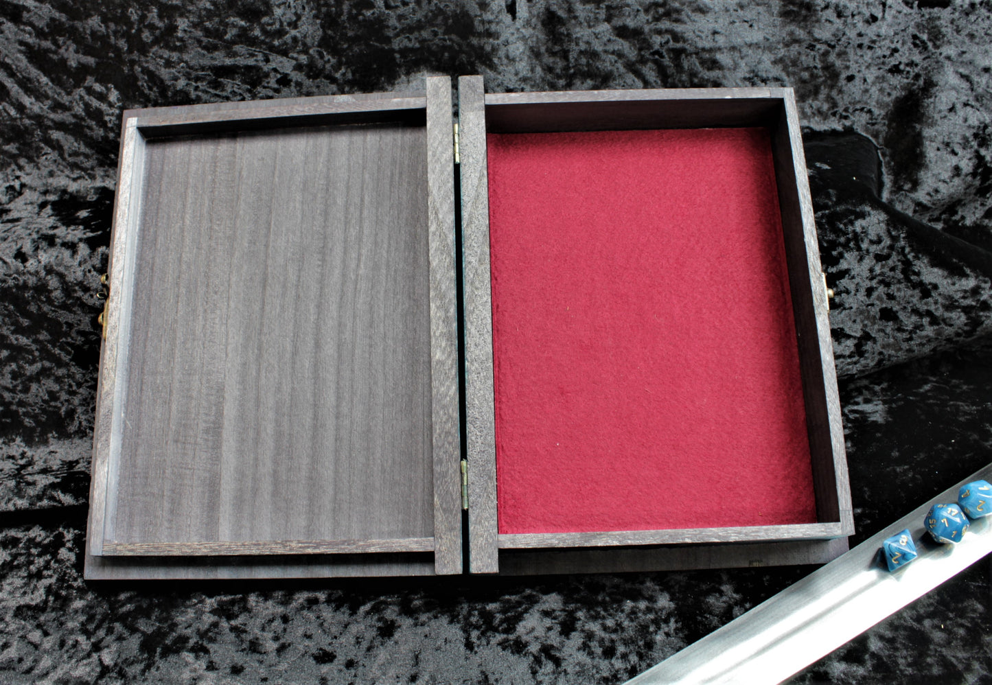 Book Style Viking Norse Dice Box And Roll Tray