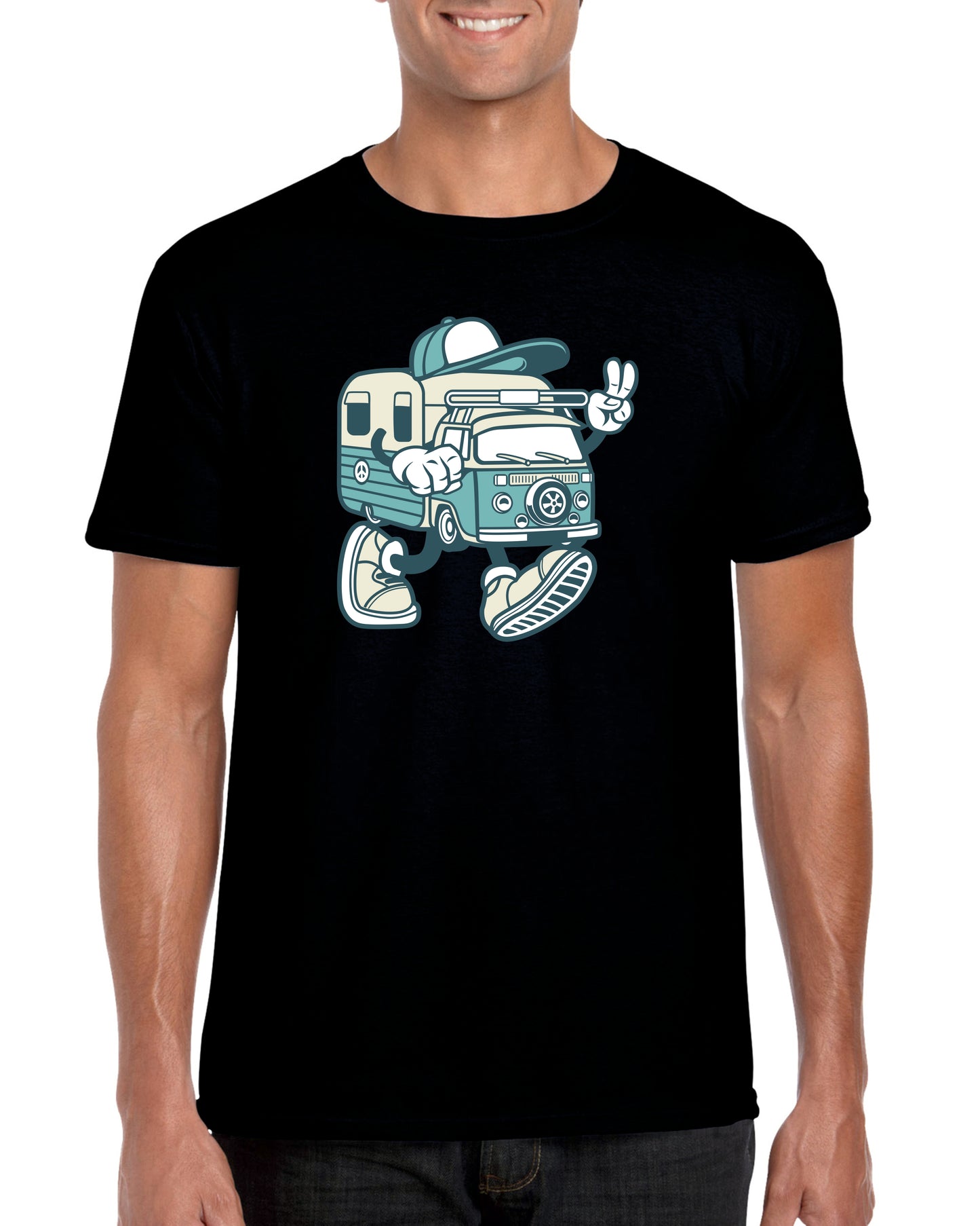 Campervan Cartoon t-shirt