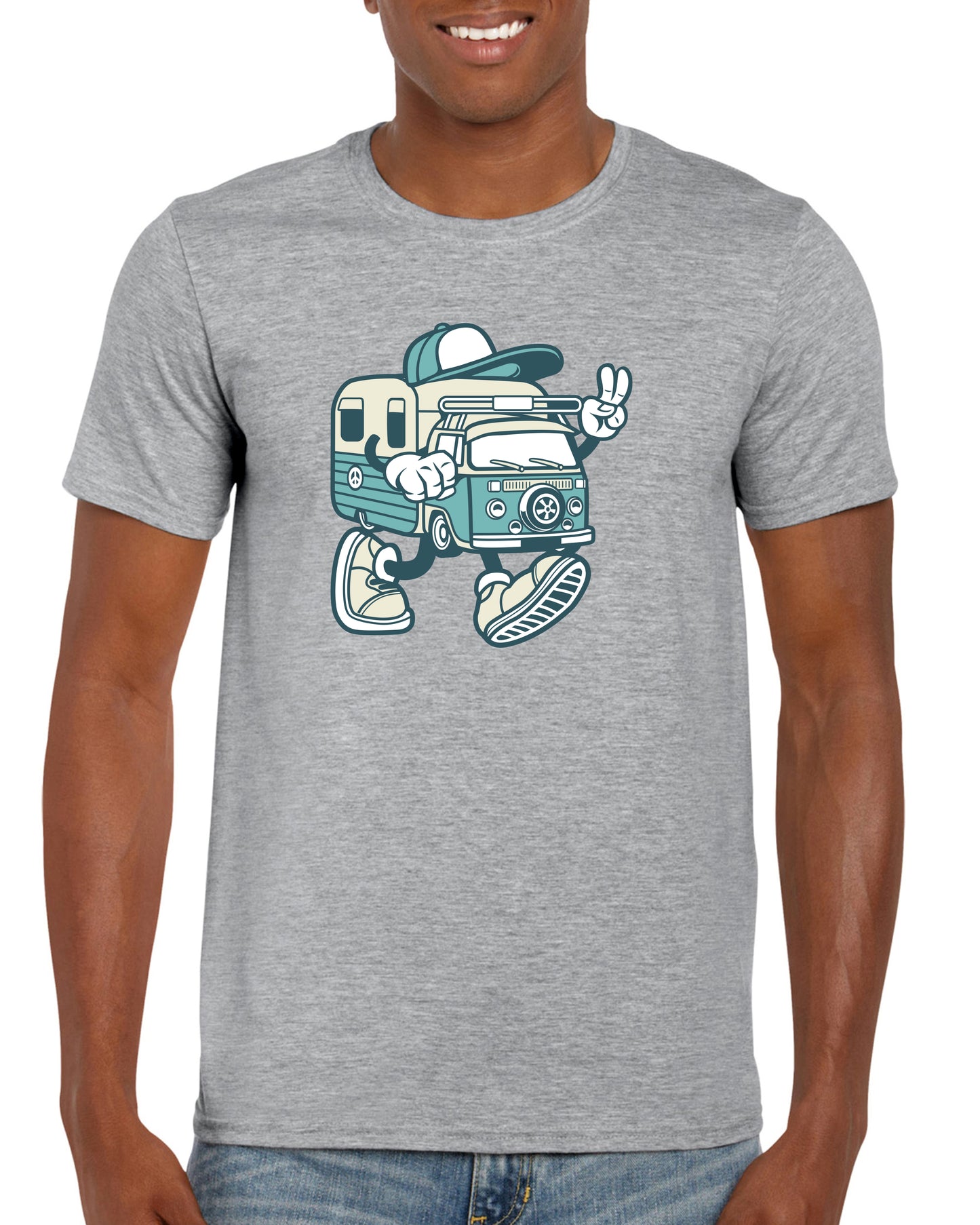 Campervan Cartoon t-shirt