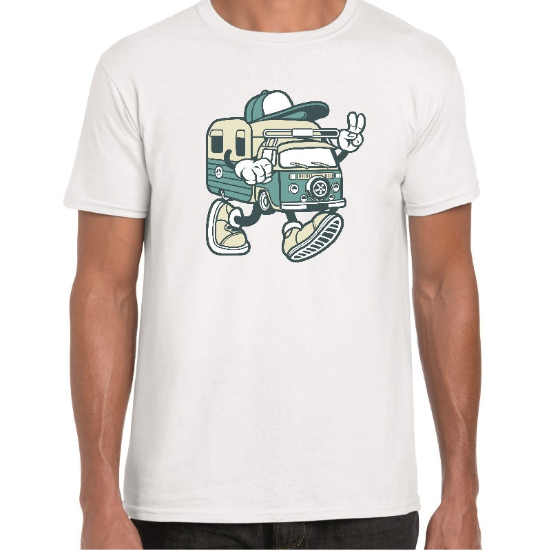 Campervan Cartoon t-shirt