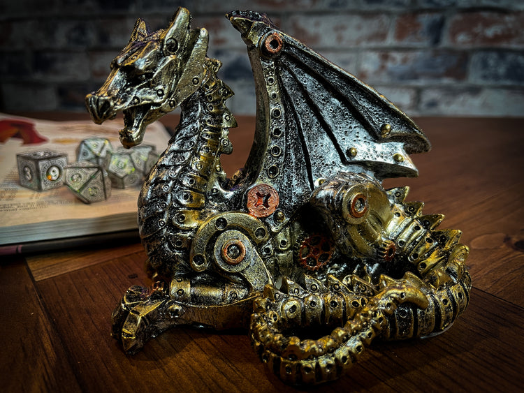 Enter the world of dragons with Fandomonium. From statues and figurines to trinket boxes and jewelry, we have it all. From Steampunk to gothic dragons, we have something to suit everyone's style. Dragon's are a timeless addition to any collection.