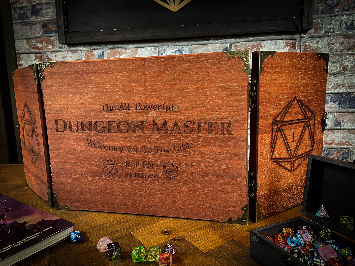 Wooden "All Powerful Dungeon Master" Screen