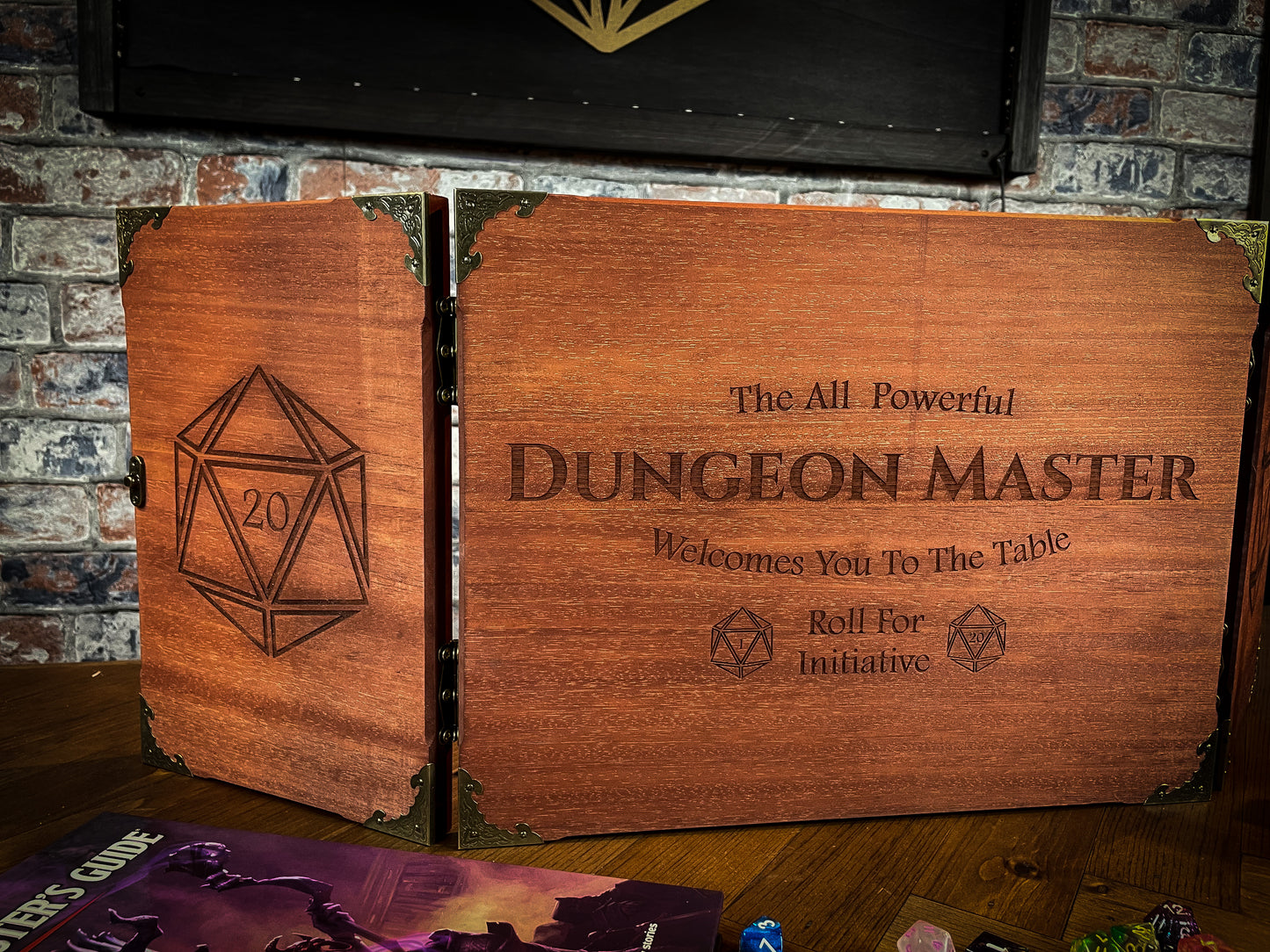 Wooden "All Powerful Dungeon Master" Screen