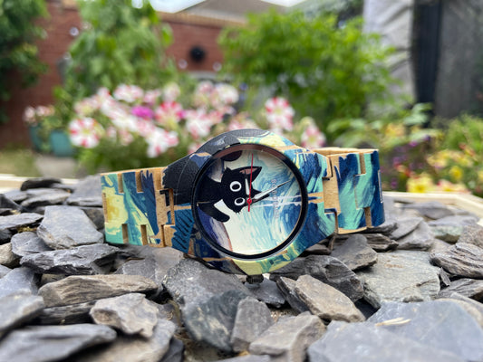 Black Cat Wooden Ladies Eco Watch

Made from solid wood; these watches are both comfortable to wear and a unique timepiece.