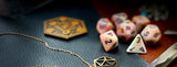 Circus Festive Chessex Dice Set. These genuine Chessex polyhedral dice sets are a perfect addition to any dice collection. They are standard 16mm polyhedral dice sets perfect for Tabletop games and RPG's such as pathfinder or dungeons and dragons. This set includes one of each D20, D12, D10, D%, D8, D6, D4.