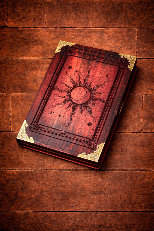 Esoteric Charred Ancient Dice and Storage Box