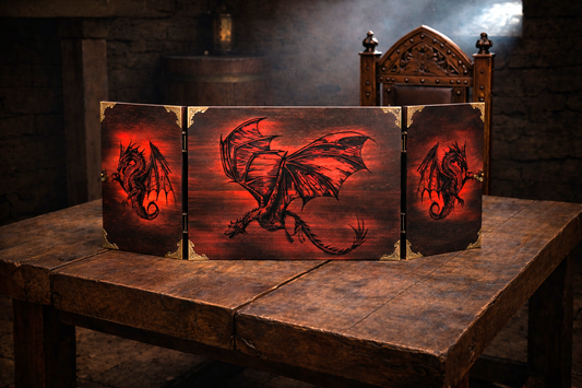 Fire Dragon Dungeon Master Screen