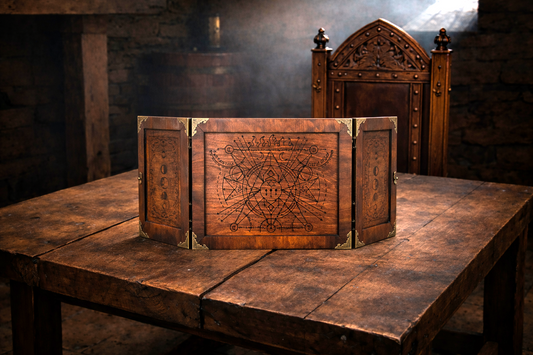 Esoteric Alchemy Personalized Wooden Dungeon Master Screen