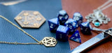 Elemental Steel and Blue resin polyhedral dice set.  Awaken the elements with these fantastic resin dice. Combining vibrant blue and steel swirls; each dice has its own unique pattern.  They are standard 16mm polyhedral dice sets perfect for Tabletop games and RPG's such as pathfinder or dungeons and dragons.  This set includes one of each D20, D12, D10, D%, D8, D6, D4.