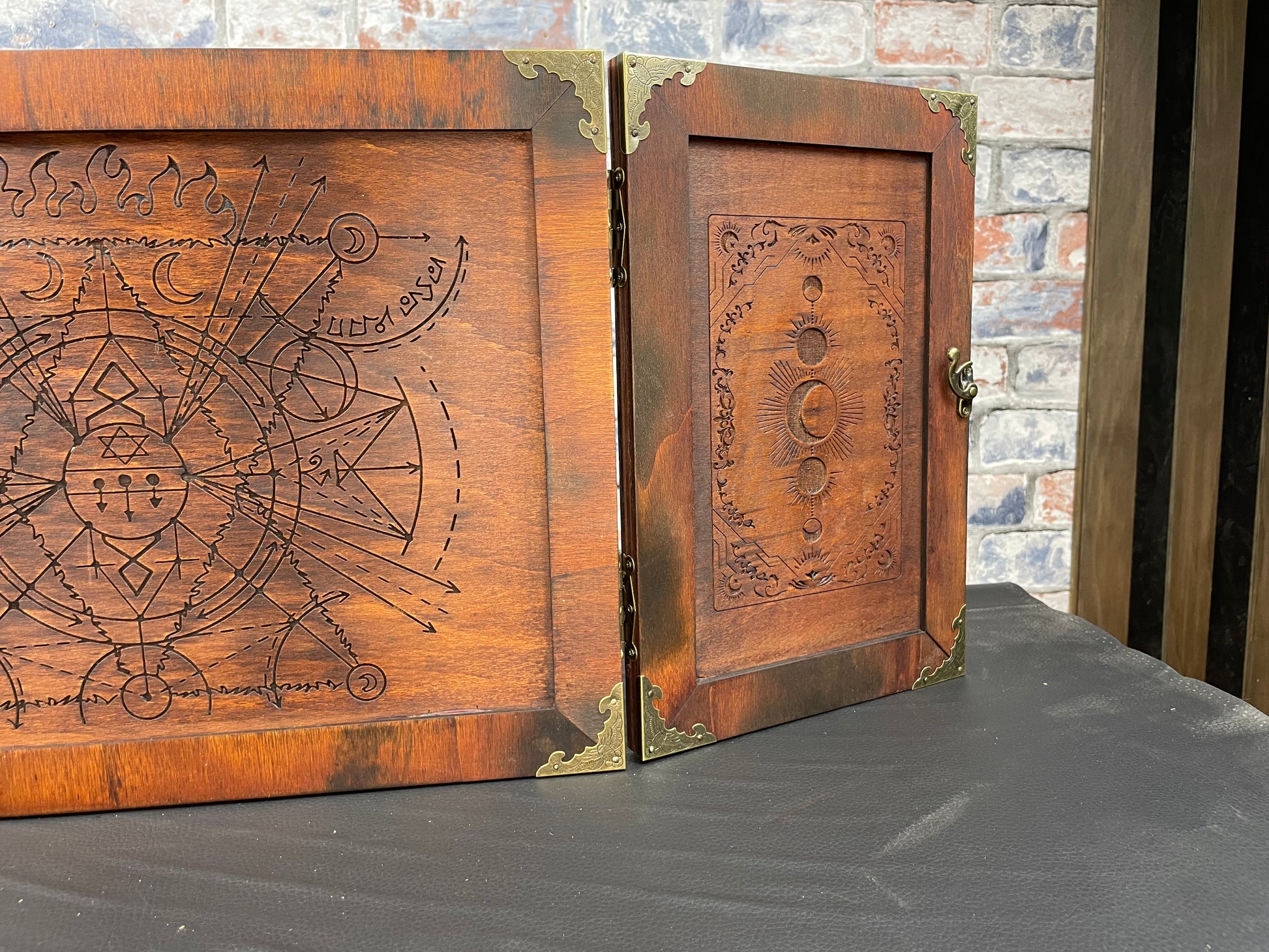 Esoteric Alchemy Personalized Wooden Dungeon Master Screen