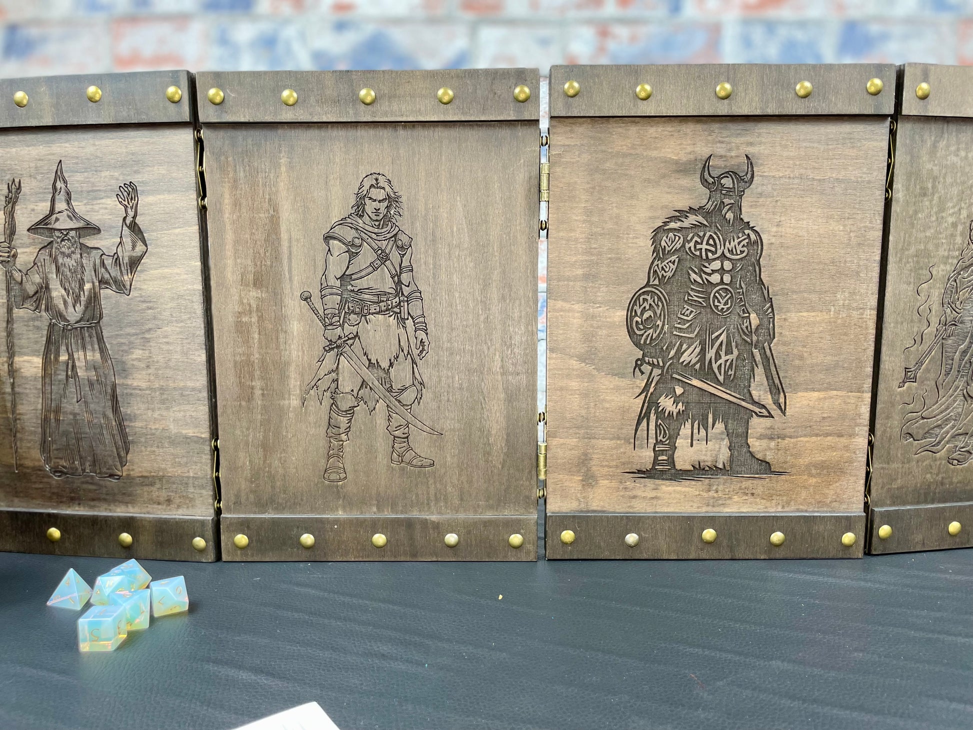 Folding 4-Panel "Choose your party" Dungeon Master Screen