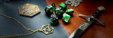 Gemini Black Green Chessex Dice Set These genuine Chessex polyhedral dice sets are a perfect addition to any dice collection. They are standard 16mm polyhedral dice sets perfect for Tabletop games and RPG's such as pathfinder or dungeons and dragons. Free UK Delivery by Fandomonium