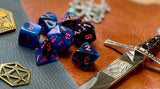 Gemini Black Starlight Chessex Dice Set These genuine Chessex polyhedral dice sets are a perfect addition to any dice collection. They are standard 16mm polyhedral dice sets perfect for Tabletop games and RPG's such as pathfinder or dungeons and dragons. Free UK Delivery by Fandomonium