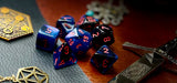 Gemini Black Starlight Chessex Dice Set These genuine Chessex polyhedral dice sets are a perfect addition to any dice collection. They are standard 16mm polyhedral dice sets perfect for Tabletop games and RPG's such as pathfinder or dungeons and dragons. Free UK Delivery by Fandomonium
