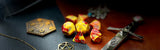 Gemini Red Yellow Chessex Dice Set These genuine Chessex polyhedral dice sets are a perfect addition to any dice collection. They are standard 16mm polyhedral dice sets perfect for Tabletop games and RPG's such as pathfinder or dungeons and dragons. Free UK Delivery by Fandomonium