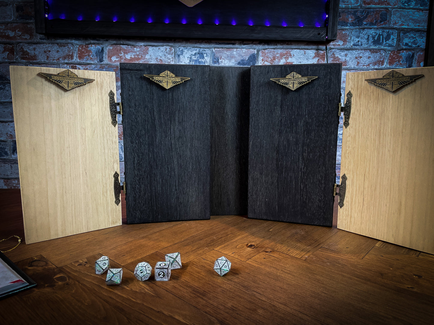 Book Of Lost Souls Solid Wood Dungeon Master Screen Free UK Delivery by Fandomonium